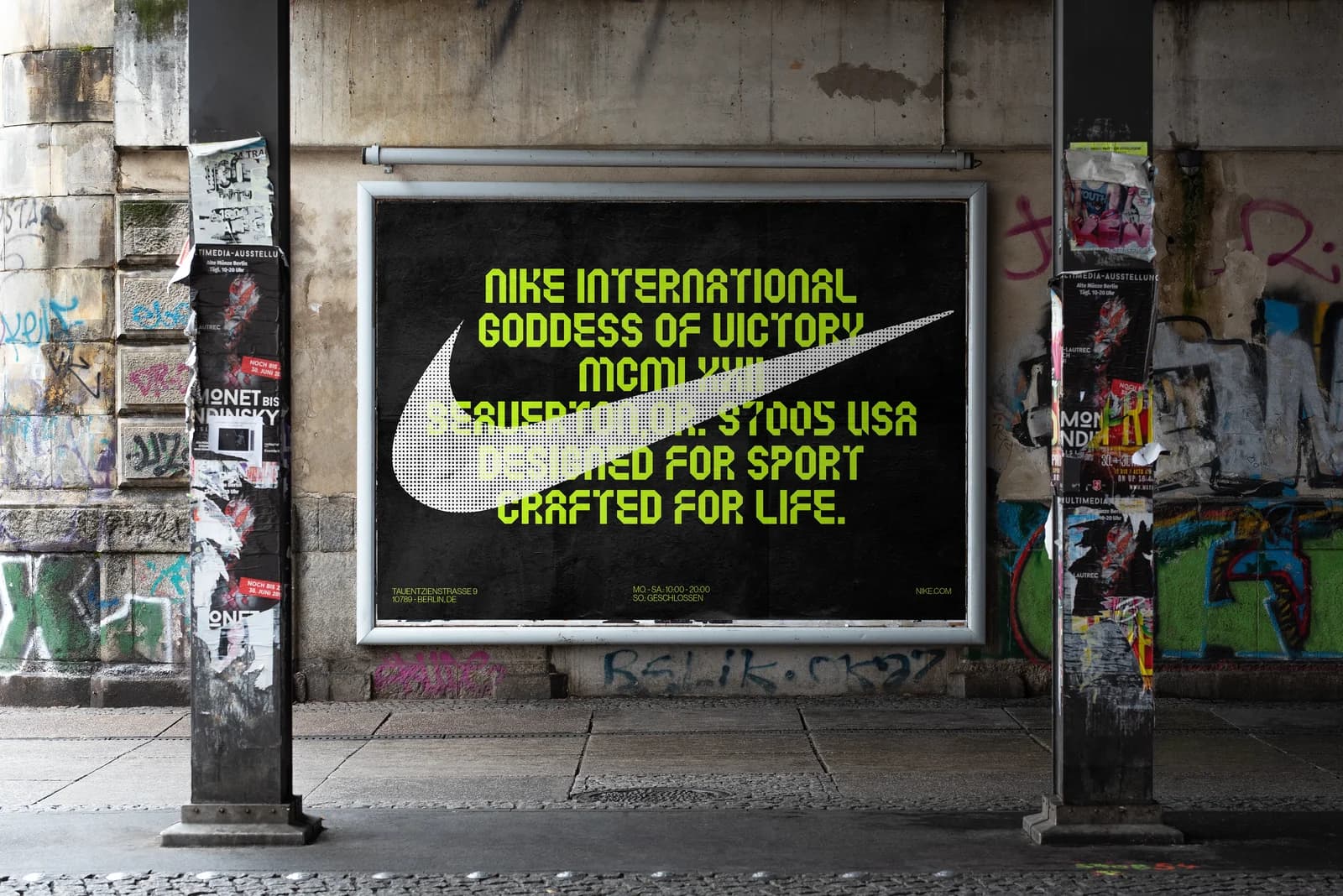 Nike Berlin urban poster