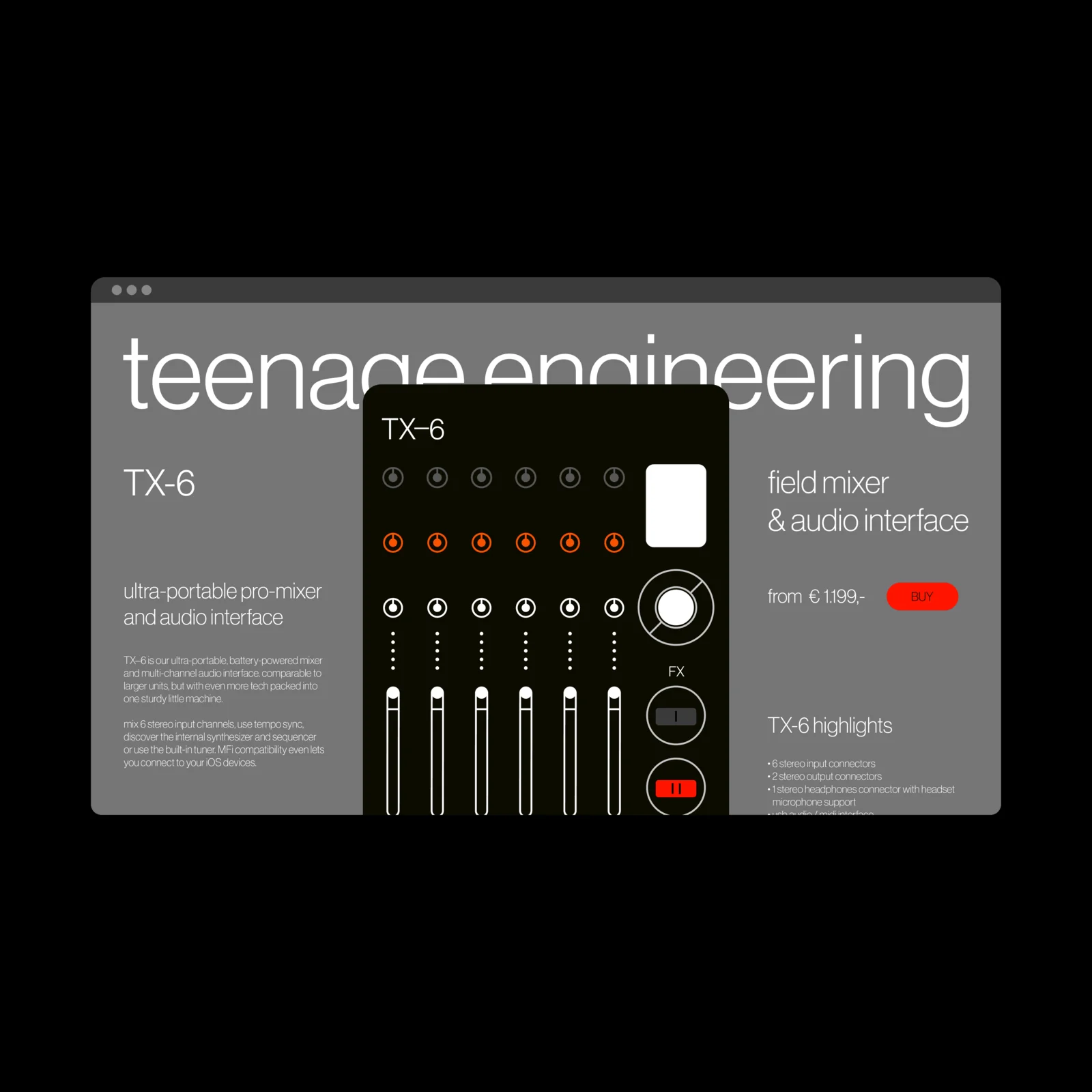 TE TX-6 illustration