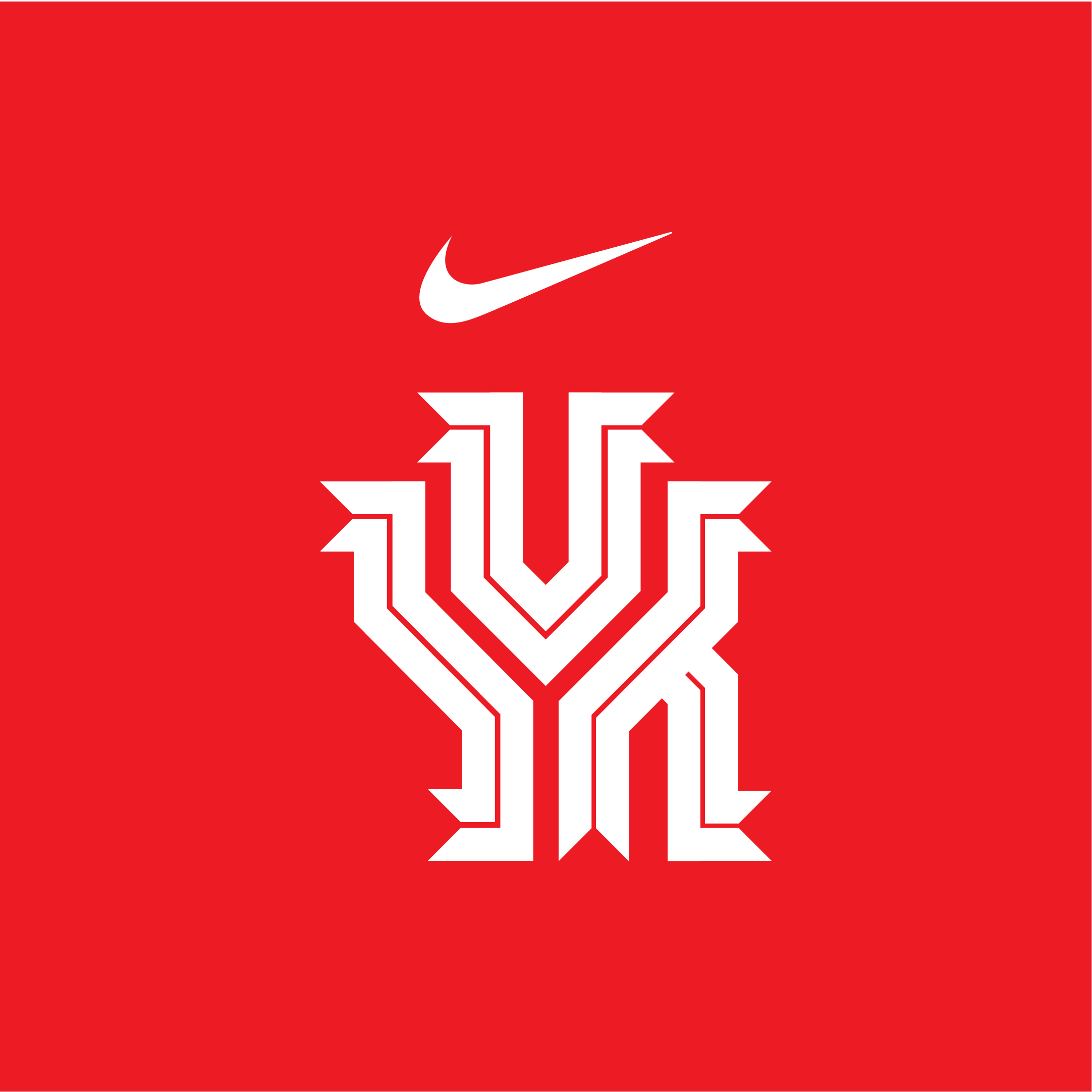 YVK monogram swoosh